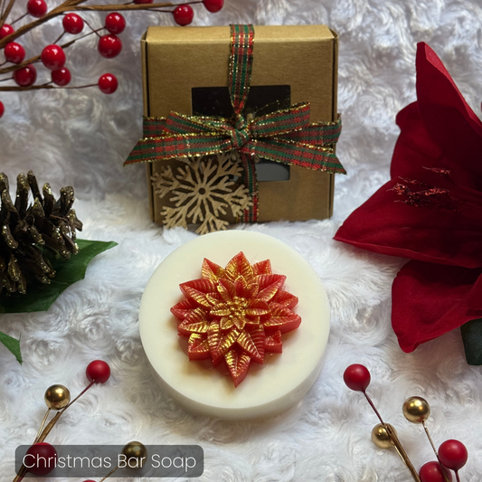 Poinsettia Bar Soap