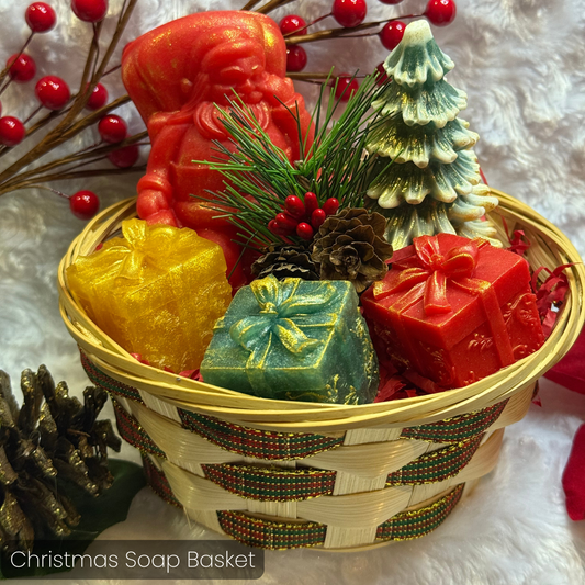 Christmas Soap Basket