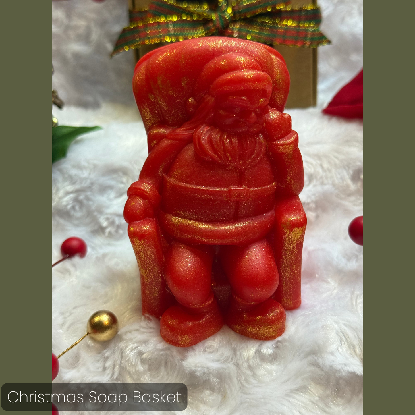 Christmas Soap Basket