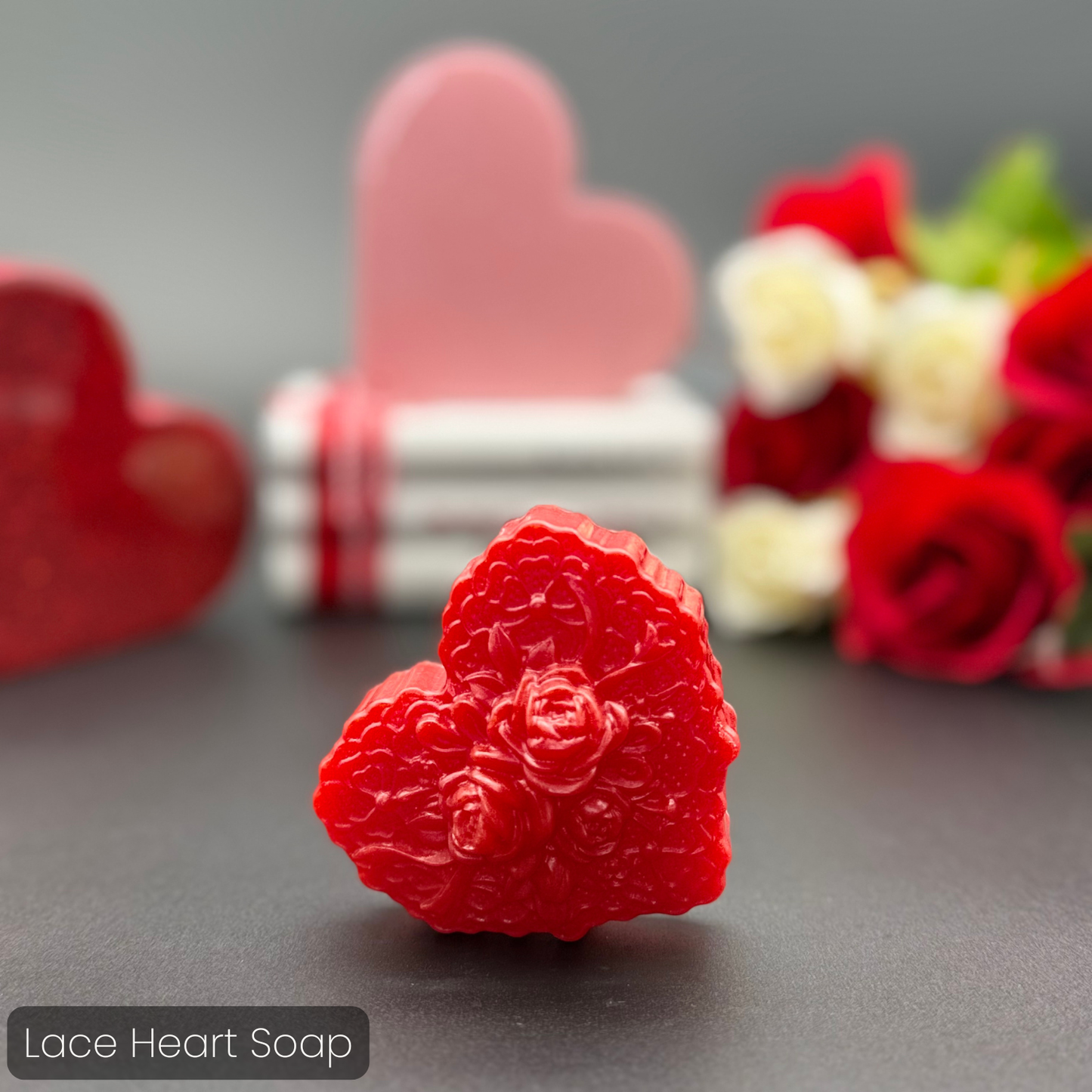 Lace Heart Soap
