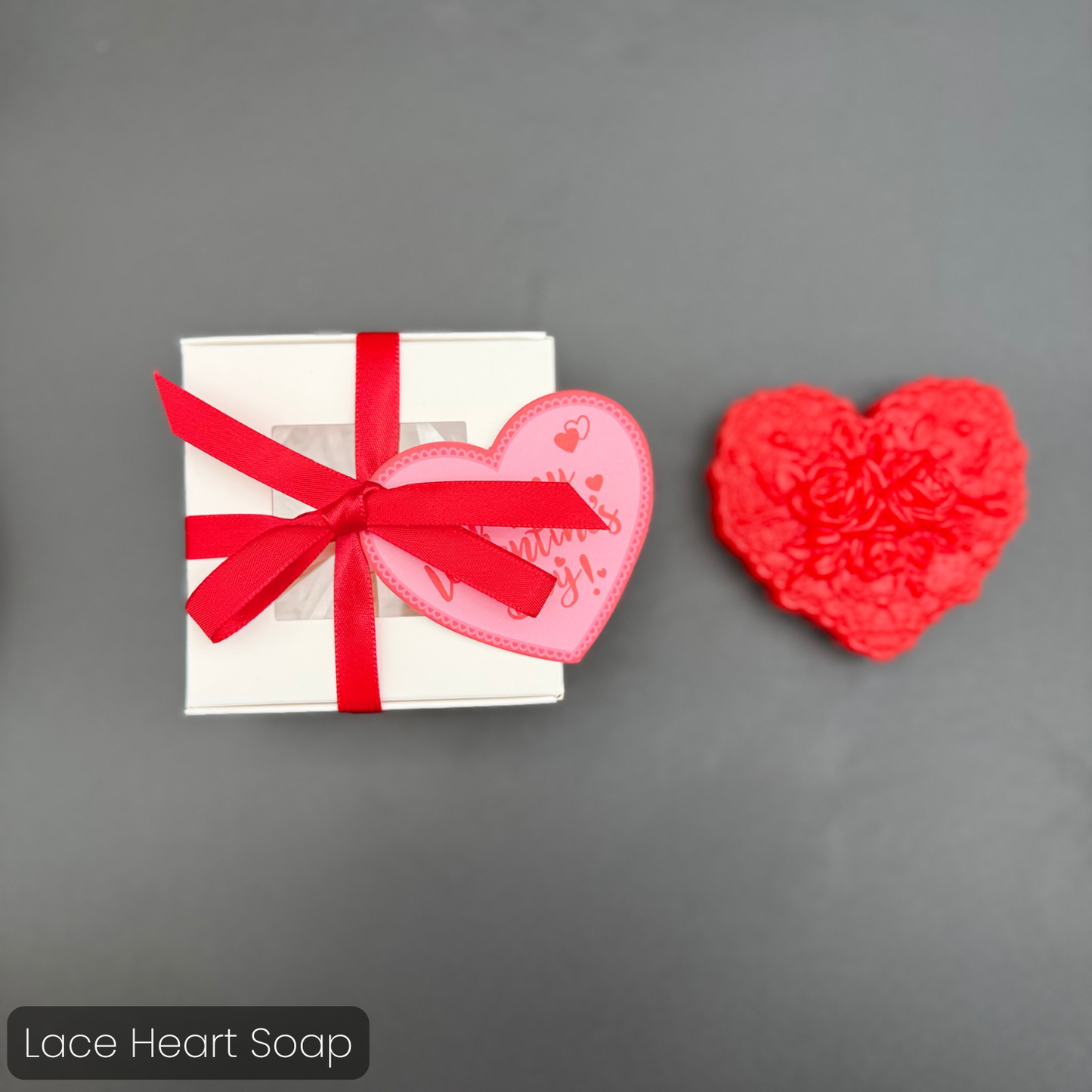 Lace Heart Soap