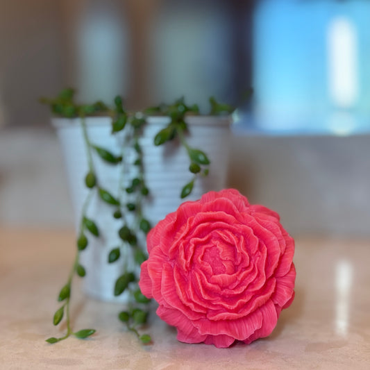 Custom Peony Soap Bar